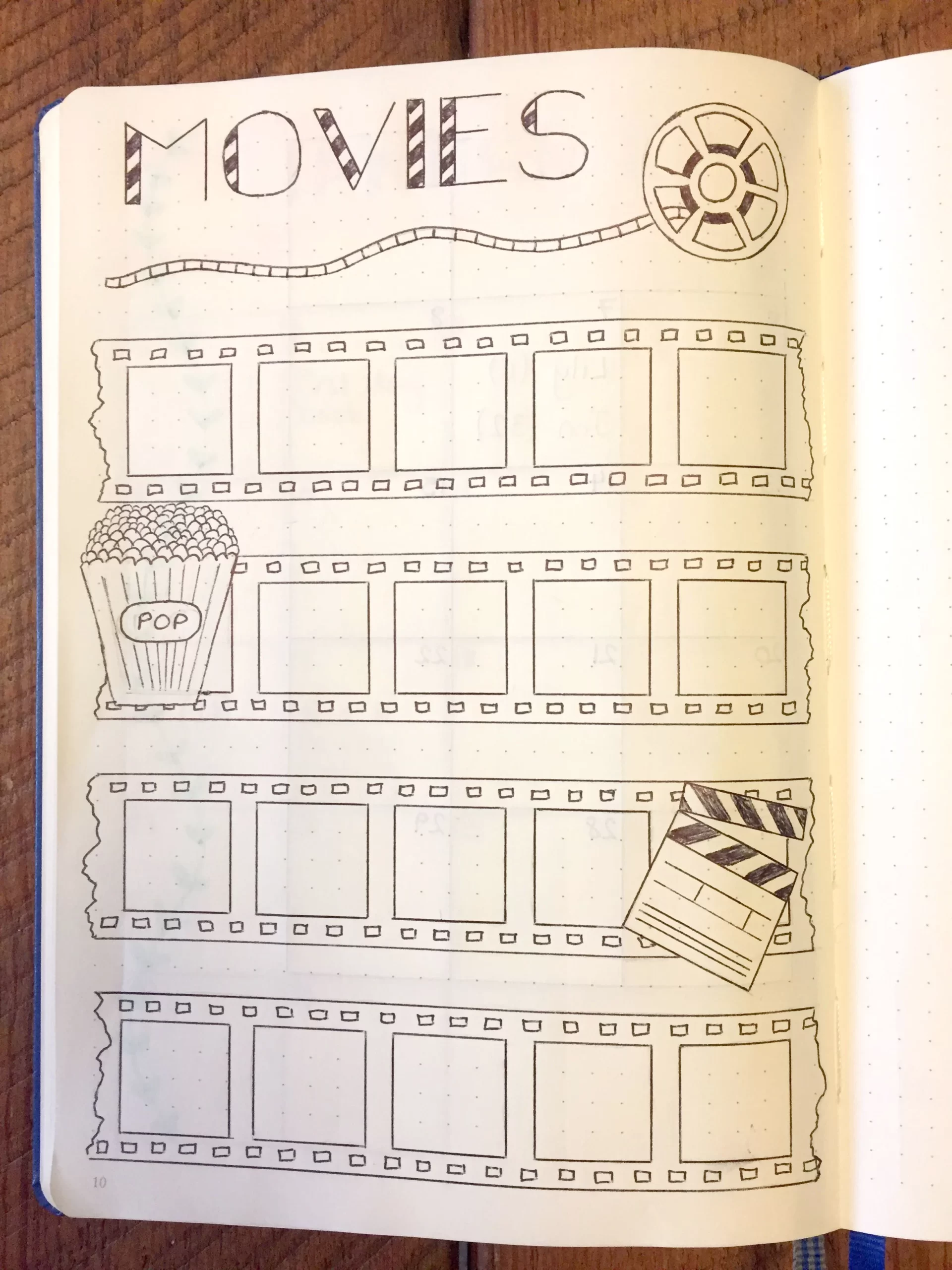 BuJo: catapulte sua rotina com originalidade - filmes minimalistas