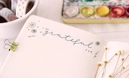 BuJo: Ideias incríveis para se inspirar - gratidão minimalista