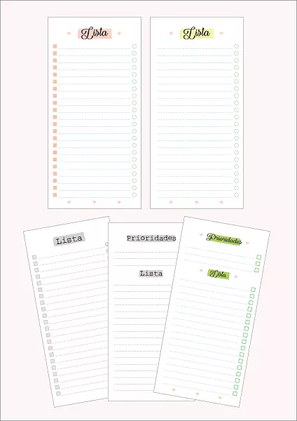 Listinhas para complementar dicas criativas para uma vida organizada